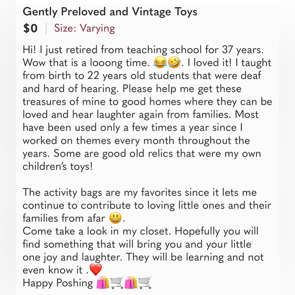 Gently Preloved Toys, Vintage Toys/Happy Hands Activity Bags - Picture 4 of 6